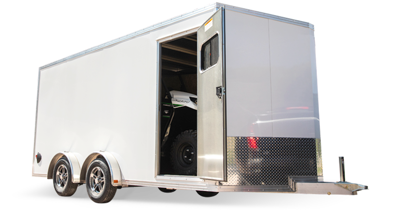 8.5' Wide Enclosed UTV/Side by Side Haulers: Xpress Aluminum Trailers